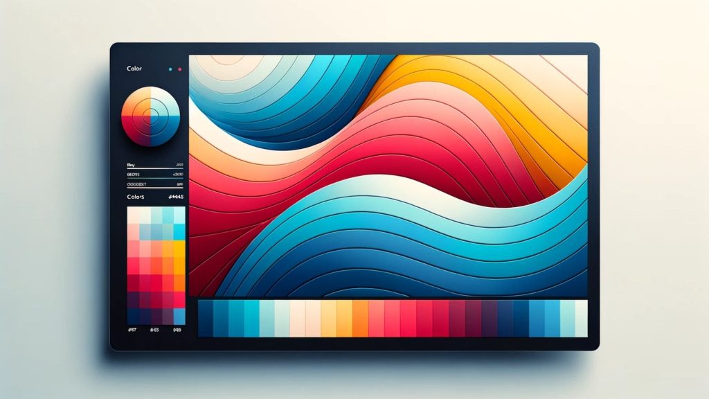colour contrast in web design and digital marketing