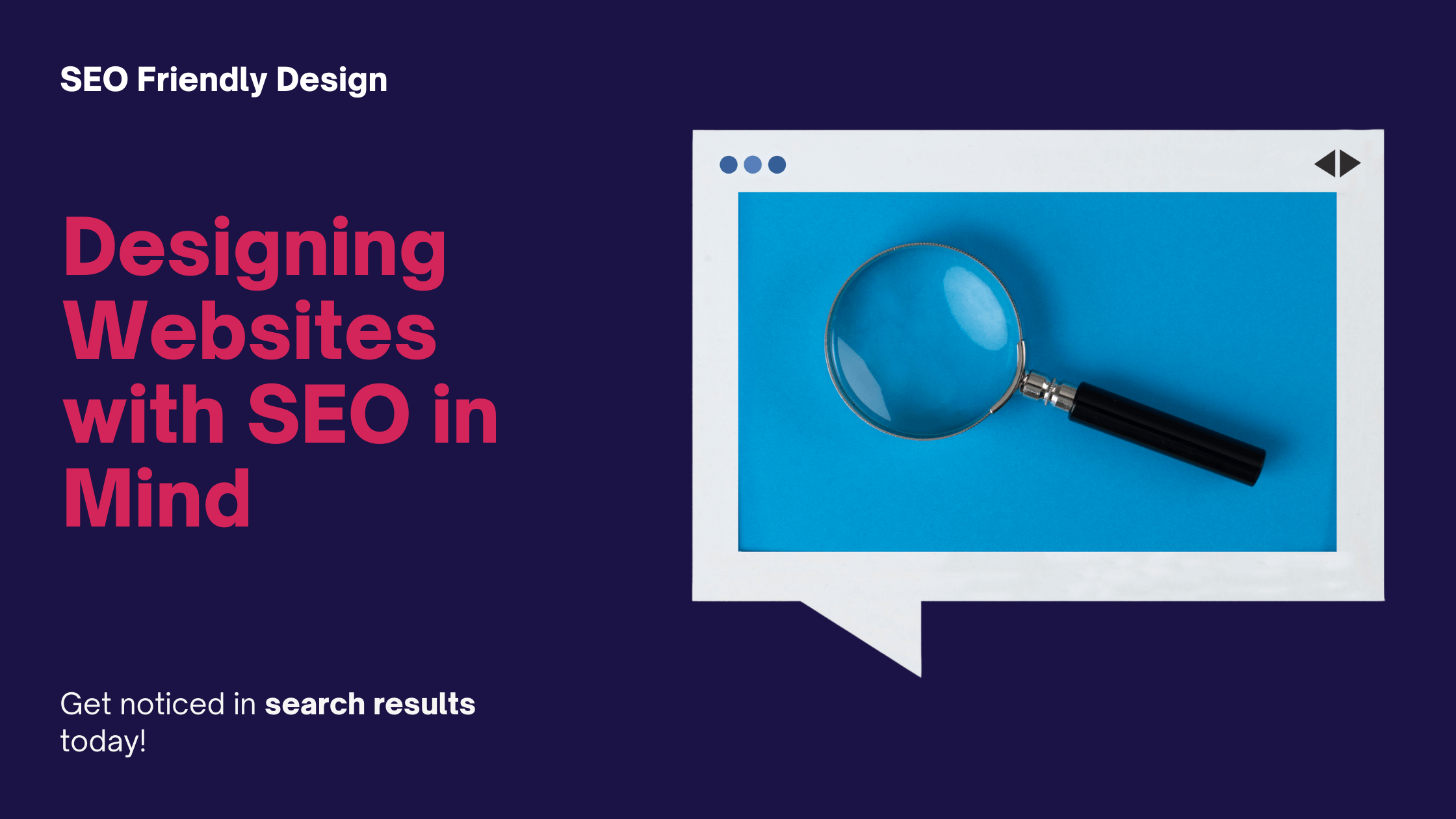 SEO friendly modern website design